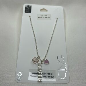 Icing Aquarius Necklace Silver